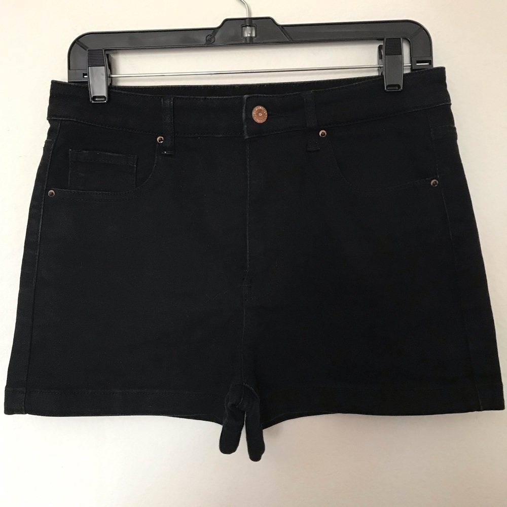 Classic Black Jean Shorts